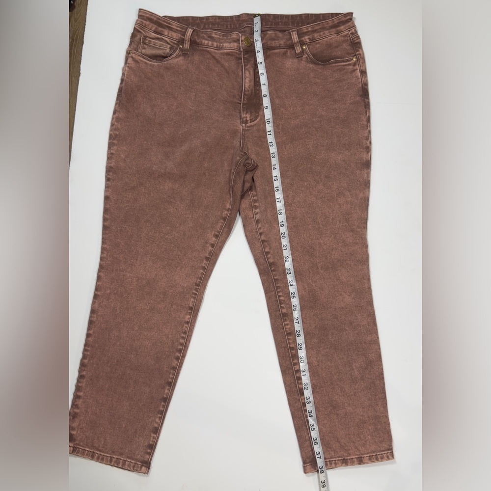 Kut from the Kloth Women's Brown Straight Leg Jeans 💞 - Picture 9 of 16